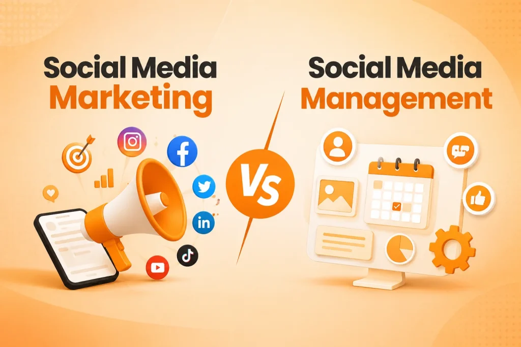 Social Media Marketing Vs Social Media Management: Key Differences