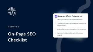 On-Page SEO Checklist for AI Search in 2026